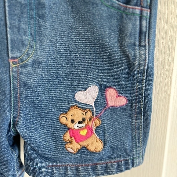 Kindergear Toddler Denim Short Overalls 24M… - Picture 3 of 7